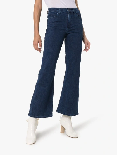 Shop Eve Denim Jacqueline Flared Jeans In Blue