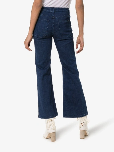 Shop Eve Denim Jacqueline Flared Jeans In Blue