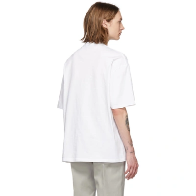 Shop Balenciaga White Workout T-shirt