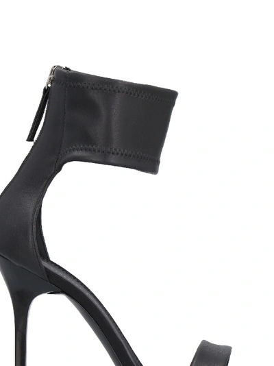 Shop Giuseppe Zanotti High-heel Leather Sandals In Black