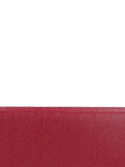 Shop Furla Allegra Leather Wallet In Red