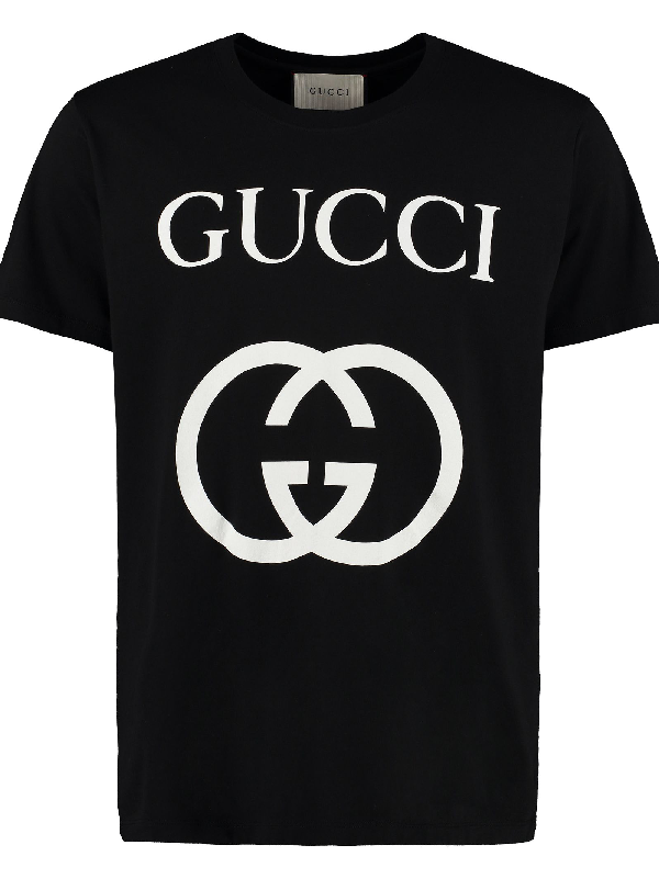 gucci gg print shirt