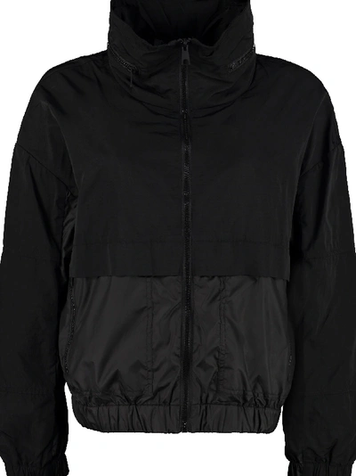 Shop Kenzo Nylon Windbreaker Jacket In Black