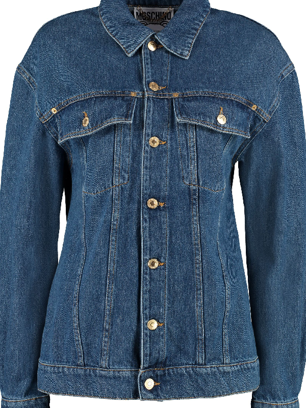 teddy bear jean jacket