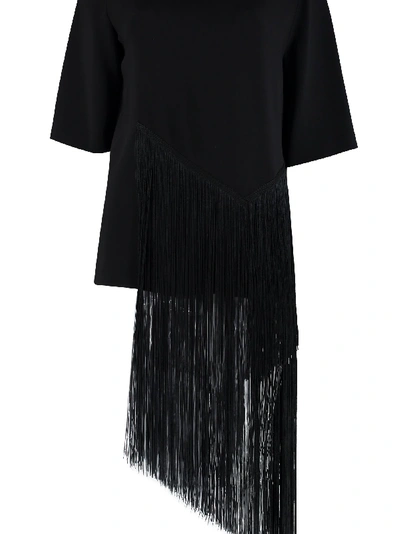 Shop Stella Mccartney Edith Top With Fringes In Black