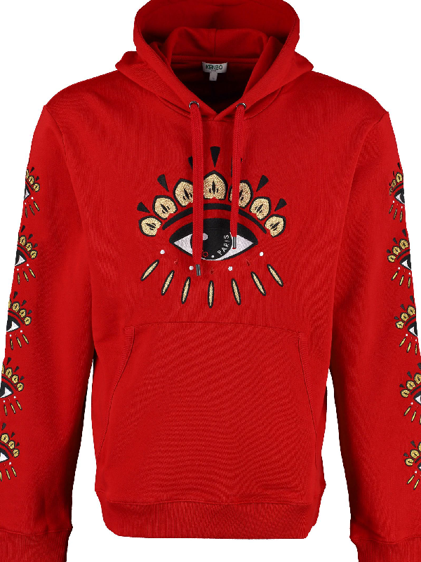 red kenzo hoodie