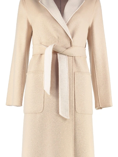 Max Mara Didy Reversible Wool Coat In Beige | ModeSens