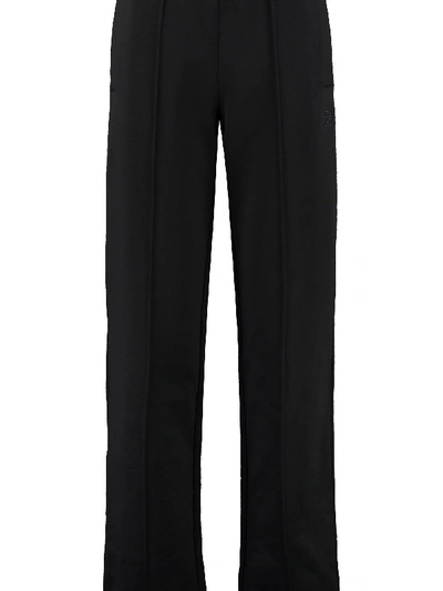 Shop Givenchy Straight Jersey Trousers In Black