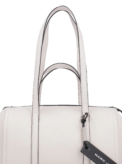 Shop Marc Jacobs Leather Satchel In Ivory