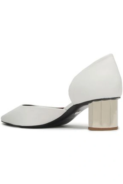 Shop Proenza Schouler Woman Solanil Leather Pumps White