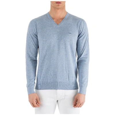 Shop Michael Kors Men's V Neck Jumper Sweater Pullover In Grey