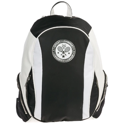 Shop Plein Sport Men's Nylon Rucksack Backpack Travel In Black