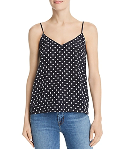 Shop Equipment Layla Dot-print Silk Camisole Top In Eclipse