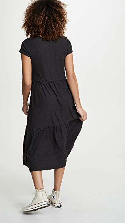 Shop Nation Ltd Roman Dress In Washed Black