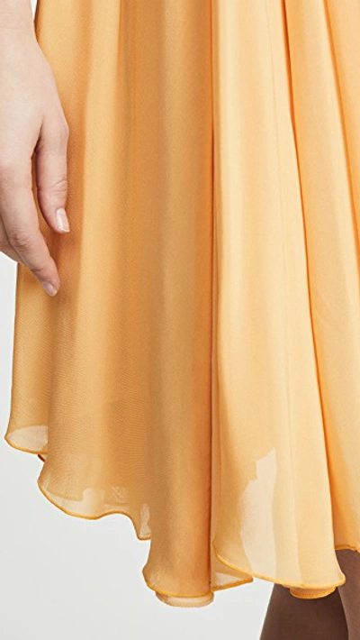 Shop Jacquemus Belezza Mini Dress In Orange