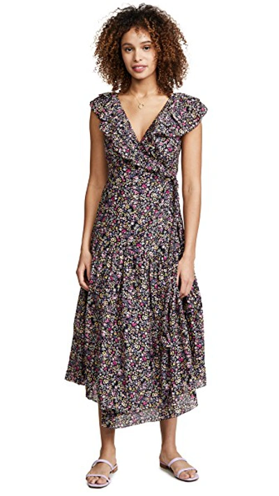 Shop Apiece Apart Nueva Costa Maxi Dress In Black Floral