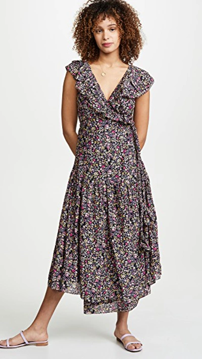 Shop Apiece Apart Nueva Costa Maxi Dress In Black Floral