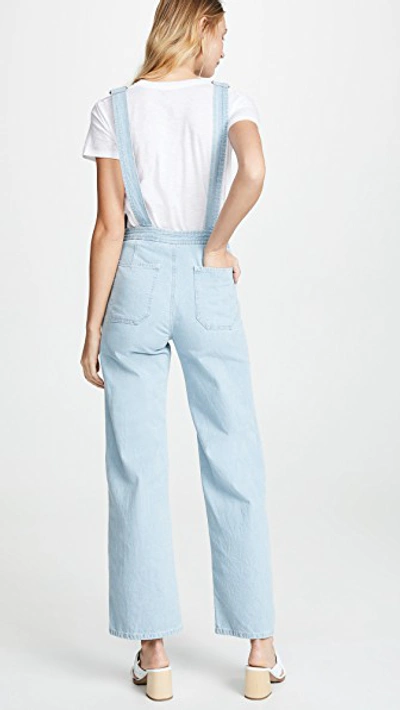 Shop M.i.h Jeans Paradise Dungaree Overalls In Summer Dazzle