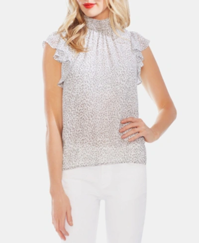 Shop 1.state Flutter-sleeve Top In New Ivory Multi