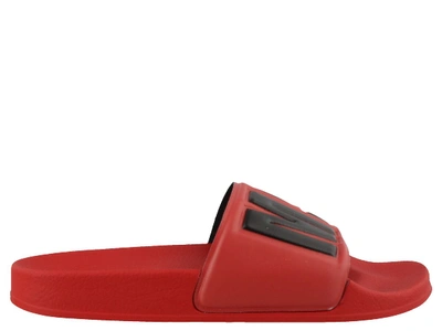 Shop Msgm Sandal In Red