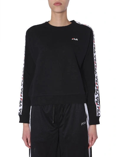 Shop Fila Tivka Sweatshirt In Nero