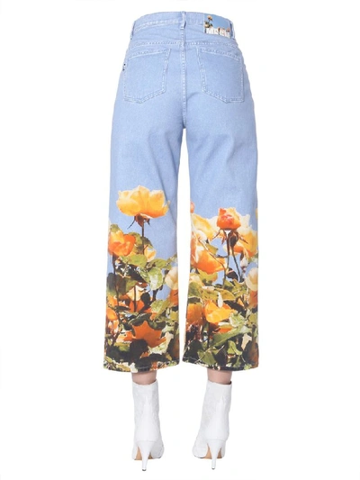 Shop Msgm Denim Jeans In Blu