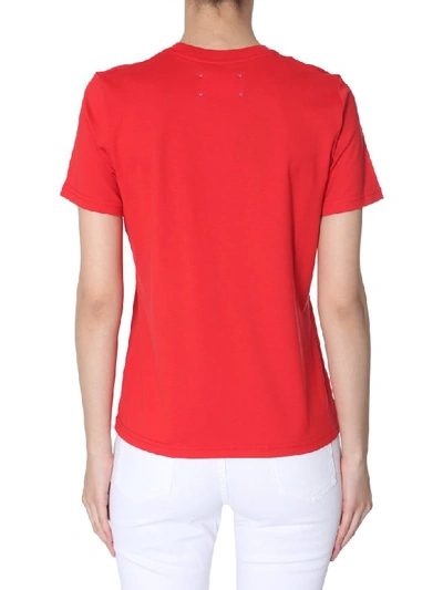 Shop Alberta Ferretti Slim T-shirt In Rosso