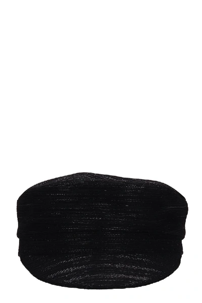 Shop Isabel Marant Black Viscose Evie Hat