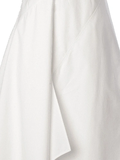 Shop Loewe Layered Midi Dress In White