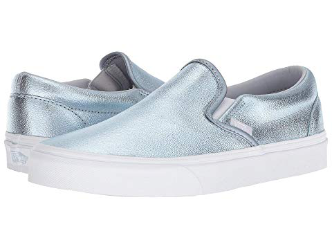 vans slip on gray dawn
