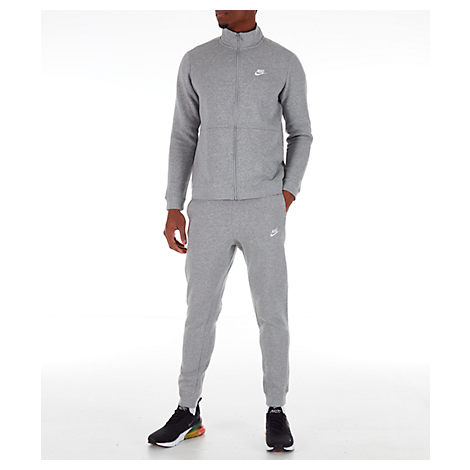 nike jogging suit grey