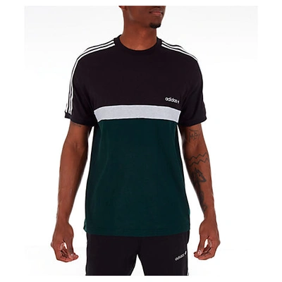 Shop Adidas Originals Adidas Men's Itasca T-shirt In Green / Black