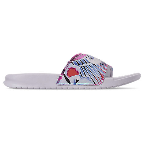 women's nike benassi jdi print slide sandals