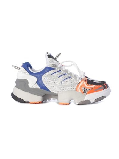 Shop Vetements Spike Runner 400 Sneakers In Fluo Orange