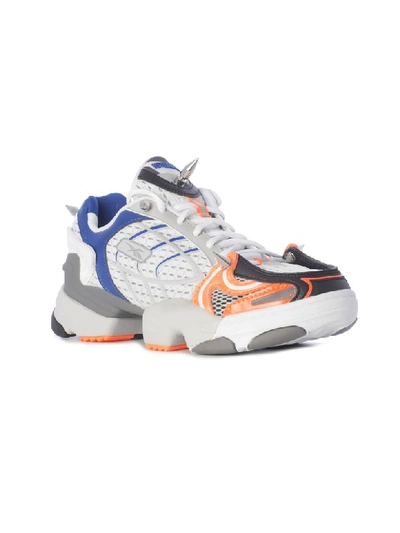 Shop Vetements Spike Runner 400 Sneakers In Fluo Orange