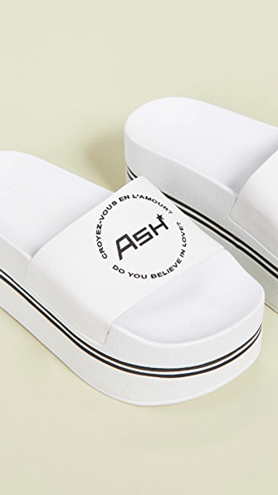 Shop Ash Spot Bis Slides In White