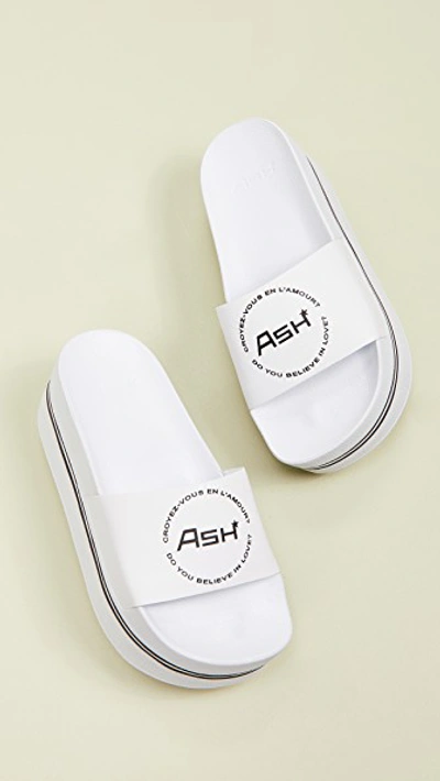 Shop Ash Spot Bis Slides In White