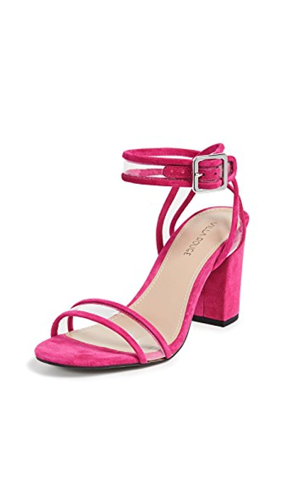 Shop Villa Rouge Ally Sandals In Cabernet Pink