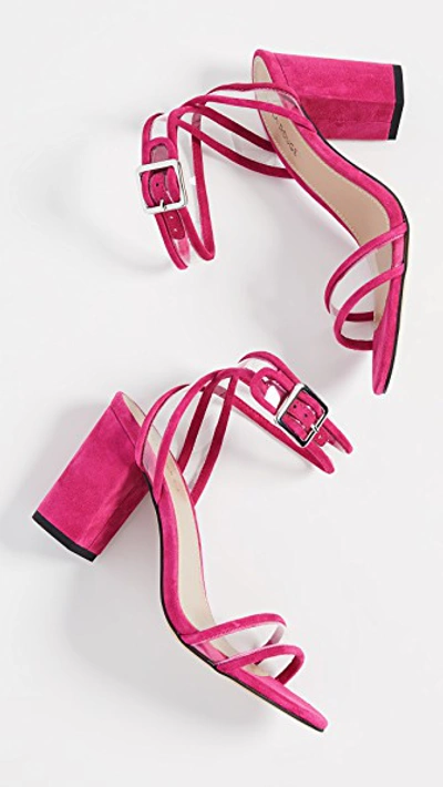 Shop Villa Rouge Ally Sandals In Cabernet Pink