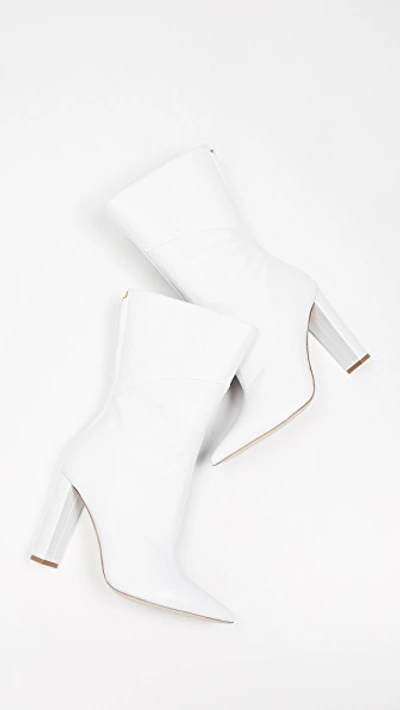 Shop Malone Souliers Blaire 100 Boots In White/clear