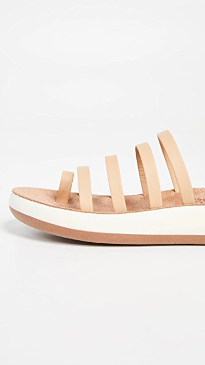 Shop Ancient Greek Sandals Niki Comfort Slides In Natural