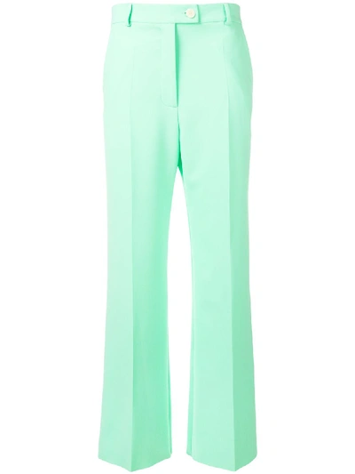 Shop A.w.a.k.e. Mode Wide Leg Trousers - Green