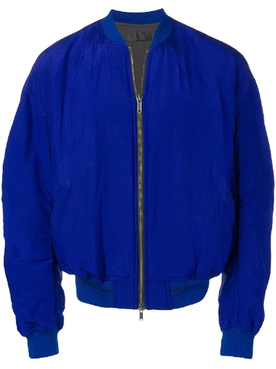 Shop Haider Ackermann Bomberjacke Mit Lockerem Schnitt - Blau In Blue