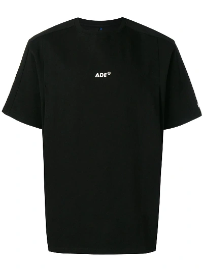 Shop Ader Error Oversized Logo T-shirt - Black