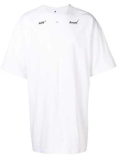 Shop Ader Error Super Oversized T-shirt - White