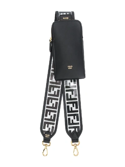 Shop Fendi Strap You Bag Strap - Black