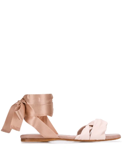 Shop Anna Baiguera Aurora Sandals - Neutrals