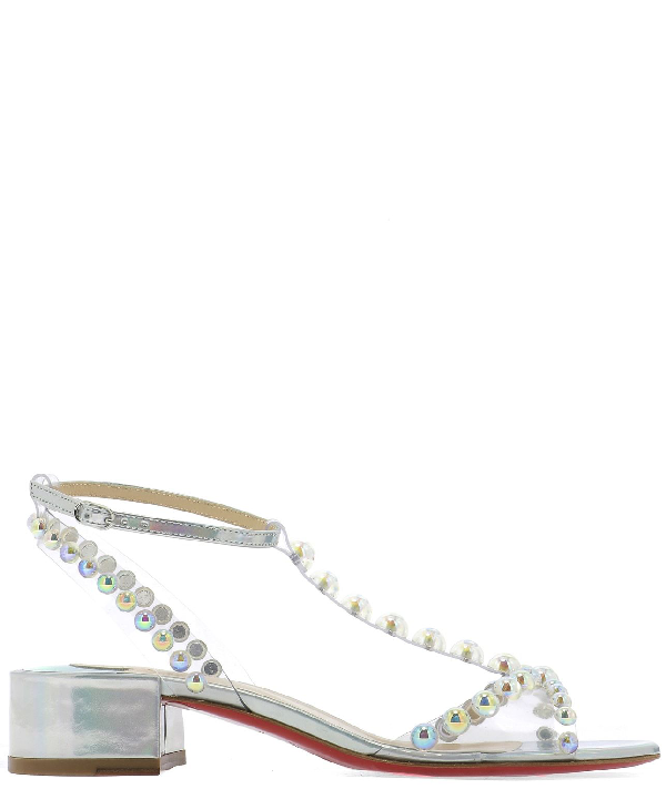 faridaravie bead sandal christian louboutin