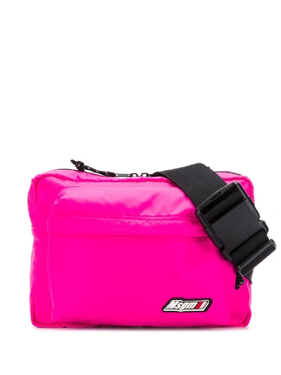 Shop Msgm Belt Bag In Pink