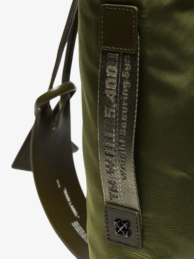 Shop Off-white Verstellbare Gürteltasche In Military Green